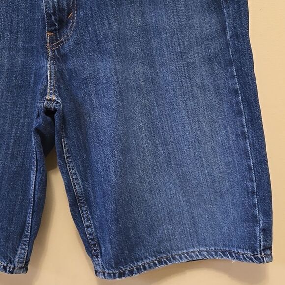 Levi's Men's 469 Loose Fit Jean Shorts 90s Size 33 Ling‎ Inseam 12" Medium Wash - Picture 7 of 15